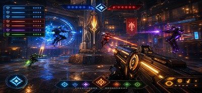 Slotrun rekabetçi FPS nişancı maç ekranı